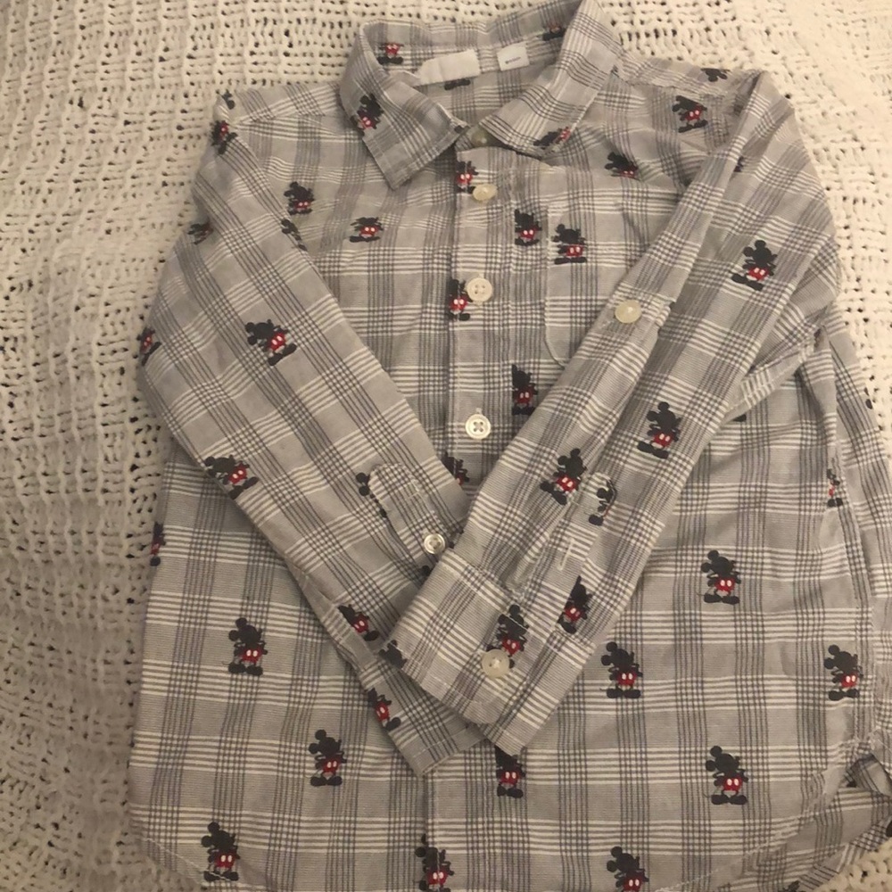 Children’s Mickey Button Up